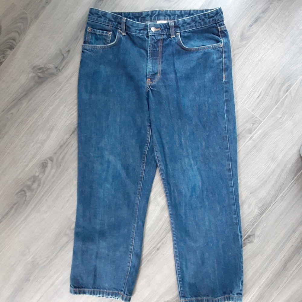 Patagonia Mens Organic Cotton Straight Leg Jeans Blue Medium Wash Size 36x28